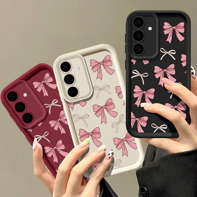 Bow Tie Silicone Case For Sams - Samsung Galaxy A55 ulasan dan harga