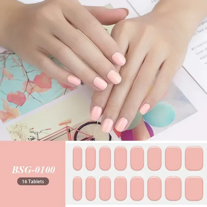 16/18/20Tips Christmas Gel Nai - Full Cover Adhesive ulasan dan harga
