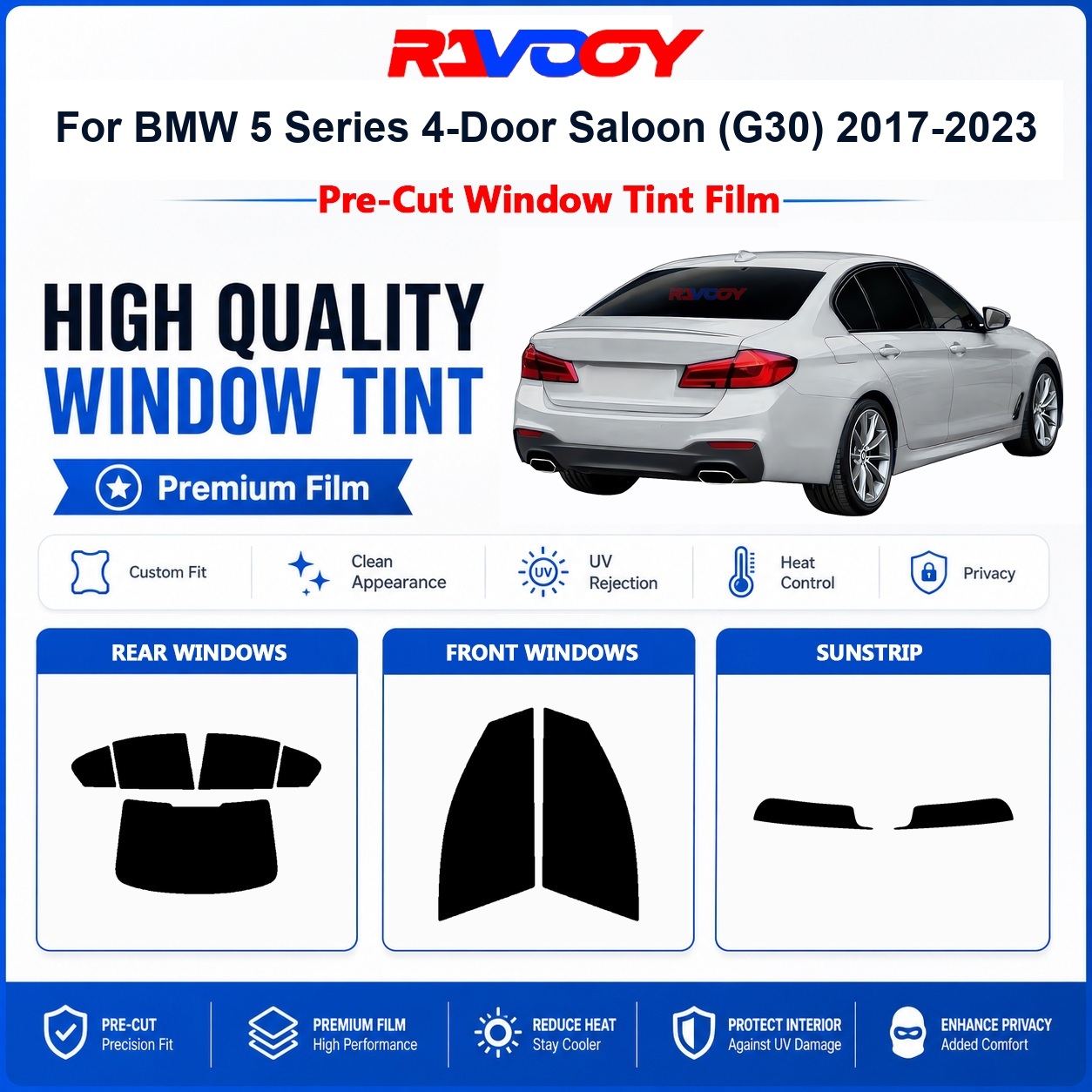 Premium Pre-Cut Window Tint Fo - Privacy Screen Protector ulasan dan harga
