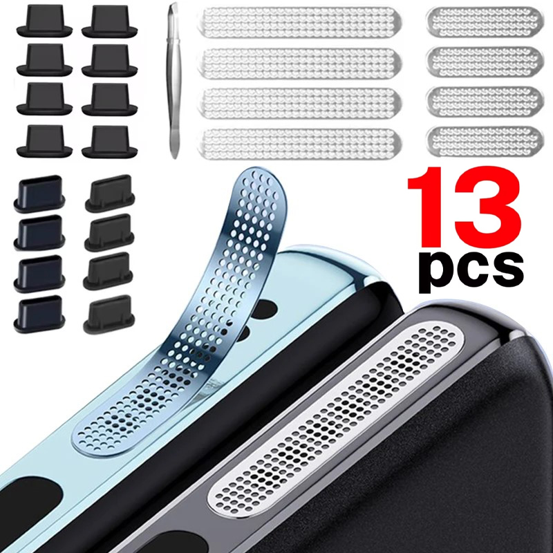 13pcs Mobile Phone Dustproof N - Dust Removal Sticker ulasan dan harga
