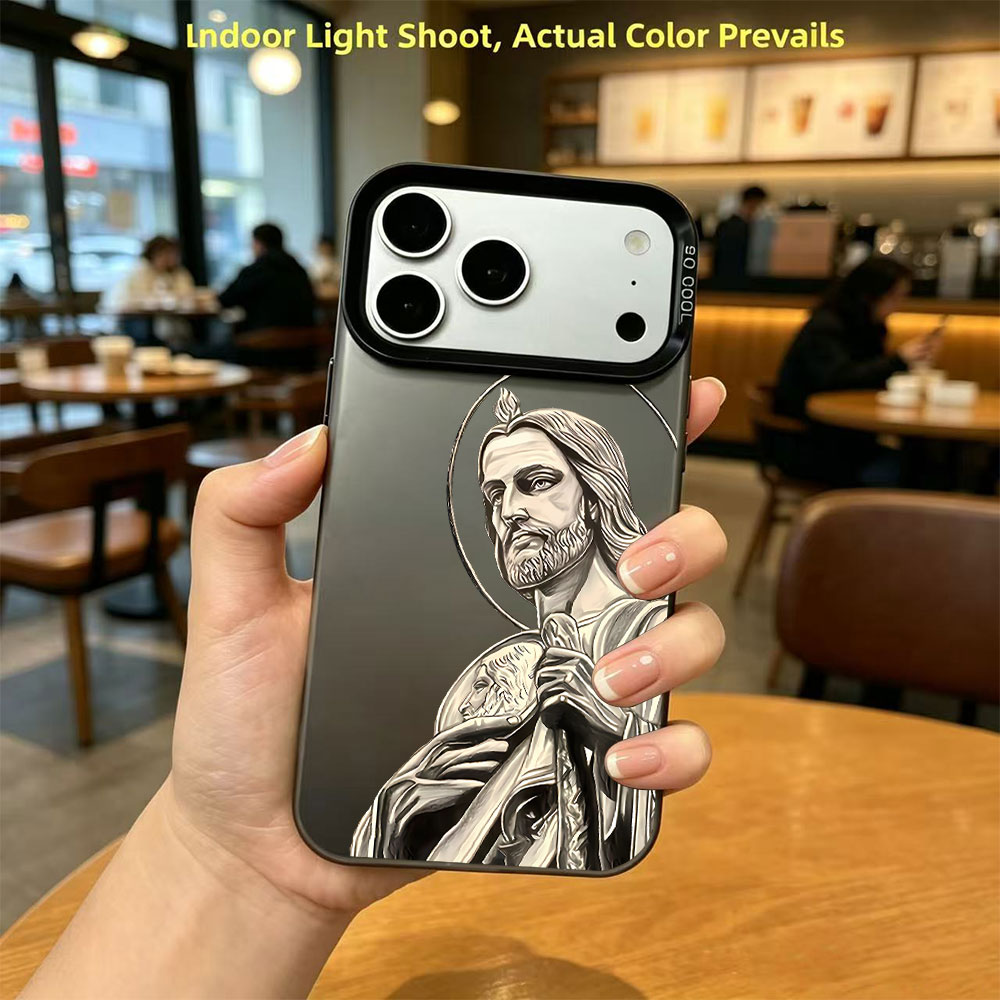 San Judas Tadeo Pattern Design - Apple Iphone 15 Pro Max ulasan dan harga