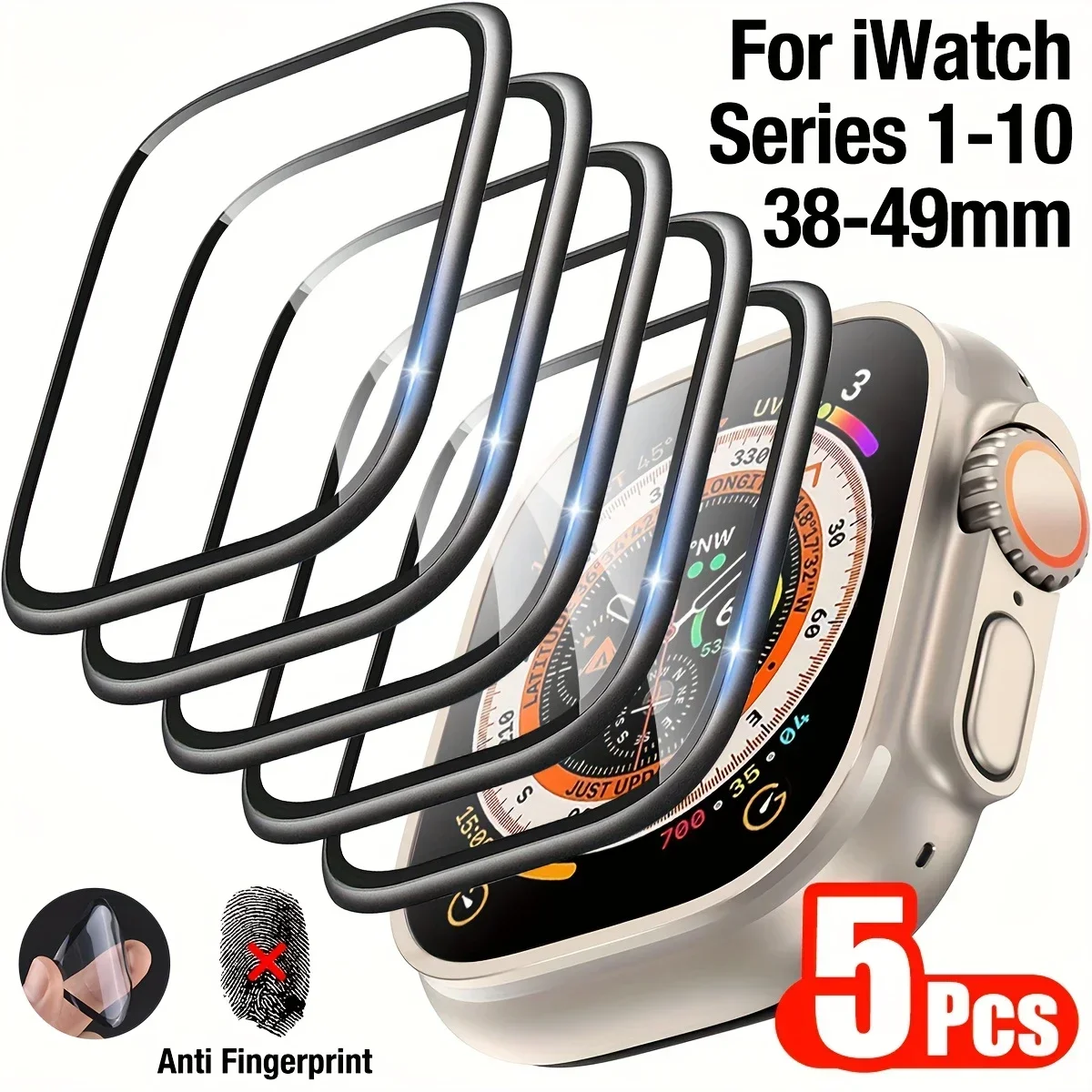 1-5pcs Anti-scratch Film For A - Smartwatch Screen Film ulasan dan harga